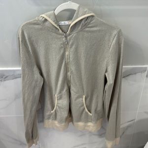 Allen Allen sparkly hoodie jacket. Made in the USA 🇺🇸